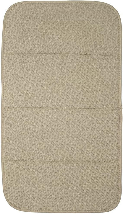 All-Clad Premium Reversible Dish Drying Mat for Kitchen: 16"" x 28"" Ultra-Absorbent, Long-Lasting, No Condensation, and Oversized for Large Pots and Pans - 1 Pack, Cappuccino