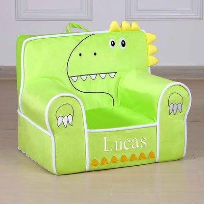 DIBSIES Personalized Creative Wonders Toddler Chair - Ages 1.5 to 4 Years Old (Dinosaur)