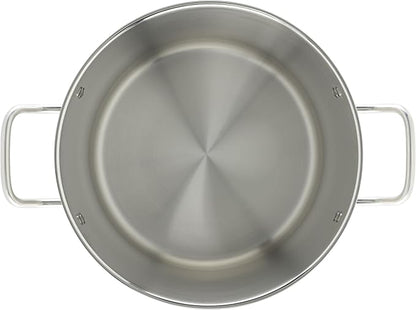 Winware Stainless Steel 16 Quart Stock Pot with Cover, Silver
