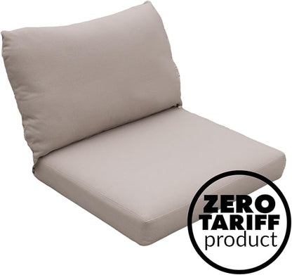 Tommy Bahama Deep Seating Lounge Cushion, 23" X 24" X 4", Bamboo Bay Sand