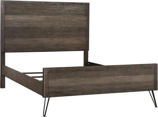 Lexicon Leavitt Panel Bed, King, Gray