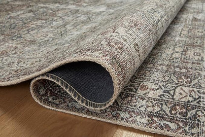 Loloi Amber Lewis Georgie Collection GER-10 Moss/Bark 5'-0" x 7'-6", .19" Pile Height, Area Rug