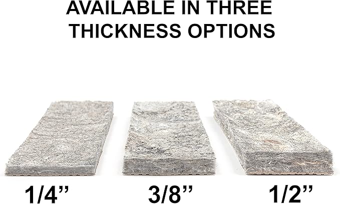 Mohawk Home 2' x 8' Non Slip Grip Rug Pad 1/2" Thick Dual Surface Felt Cushion + Rubber Gripper - Safe for All Floors