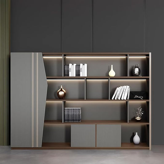 Modern Executive Desk, 78.7 inch L Shaped Desk with Storage, L Shape Corner Desk Drawers and Lockable Storage No Installation Required, Without Desk or Computer Chair (Filing Cabinet)