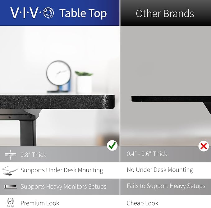 VIVO Corner Standing Desk, 84 x 63 inch Reversible L-Shaped Workstation, Electric Height Adjustment, Home, Office, and Reception Rooms, Dark Gray Table Top White Frame, DESK-E3CTWG-84