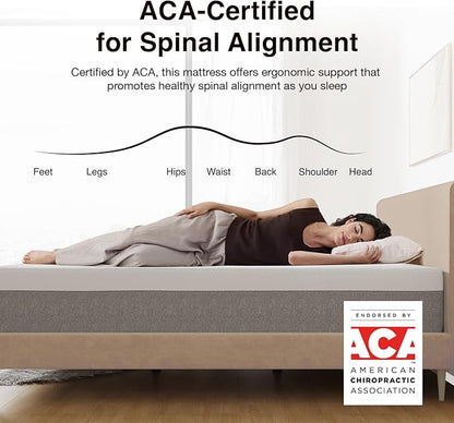 Novilla 10 Inch Gel Queen Memory Foam Mattress, Mattress Queen Size in a Box for Cool Night Sleep & Pressure Relieving & Body Support, CertiPUR US Certified