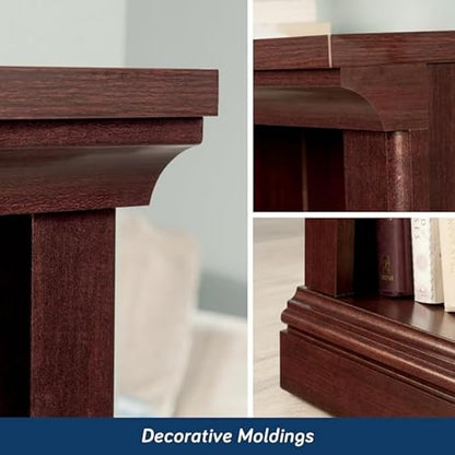 Sauder Miscellaneous Storage 3-Shelf Bookcase/ Book shelf, Select Cherry finish