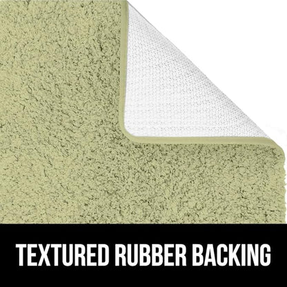 GORILLA GRIP Bathroom Rugs, 36x24, Ultra Soft Absorbent Mat, Thick Plush Bath Rug, Machine Washable, Microfiber Quick Dry, Mats for Shower, Bathtub and Floor, Home Decor Accessories, Sage