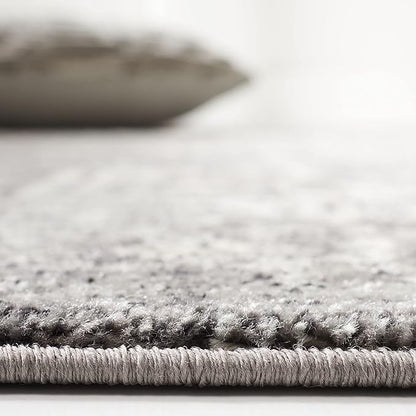 SAFAVIEH Evoke Collection 2'2" x 7' Grey/Ivory EVK256D Oriental Distressed Non-Shedding Living Room Entryway Foyer Hallway Bedroom Runner Rug