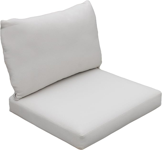 Tommy Bahama Deep Seating Lounge Cushion, 24" X 24" X 4", Bamboo Bay Bone