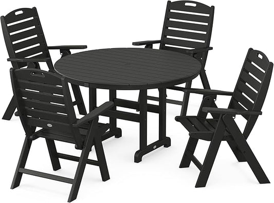 POLYWOOD® Nautical Dining Set, Black