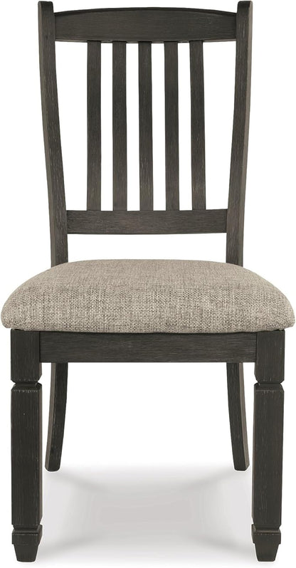 Signature Design by Ashley Tyler Creek 19.25" Dining Room Upholstered Chair, 2 Count, Antique Black
