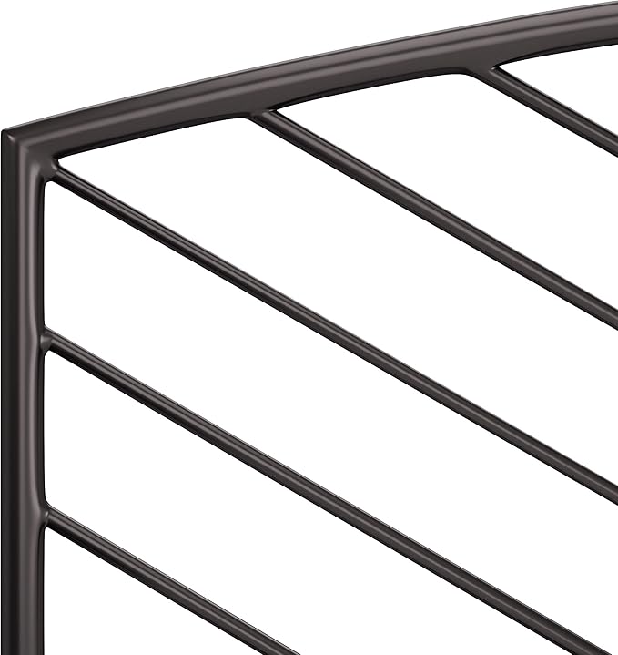 Hillsdale Essex Metal Frame, Queen Headboard, Gray Bronze