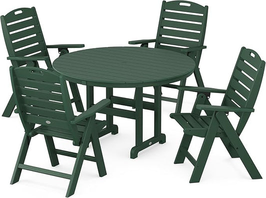 POLYWOOD® Nautical Dining Set, Green