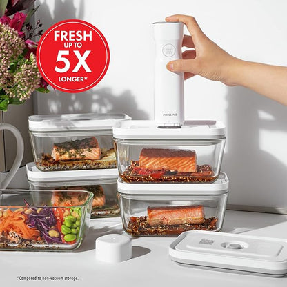 ZWILLING Fresh & Save Glass Airtight Food Storage Container, Meal Prep Container - Medium