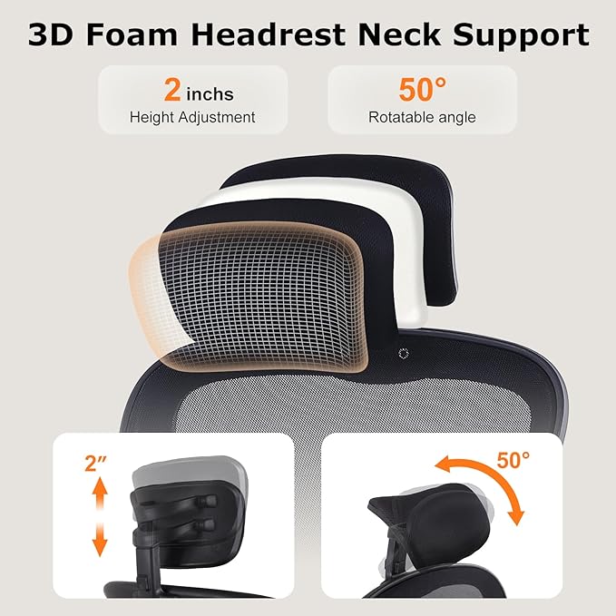 Office Chair Ergonomic Desk Chair Comfort Adjustable Height with Wheels，Lumbar Support Mesh Swivel Computer Home office chair ,Conference Room Chairs