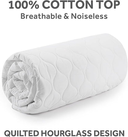 Sunbeam Electric Premium Water Resistant Restful Quilted Heated Mattress Pad, 12 Heat Settings, 12-Hour Selectable Auto Shut-Off, Fast Heating, Cozy Warming Bed, Queen, 60" x 80"