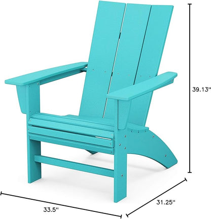 POLYWOOD Modern Curveback Adirondack Chair