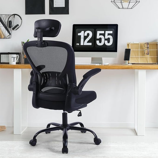 4 Pack Office Chair Ergonomic Desk Chair Comfort Adjustable Height with Wheels，Lumbar Support Mesh Swivel Computer Home Office Chair,Conference Room Chairs