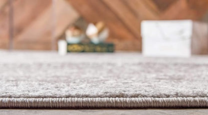 Unique Loom Trellis Frieze Collection Area Rug - Geometric (5' 1" x 8', Light Gray/ Ivory)