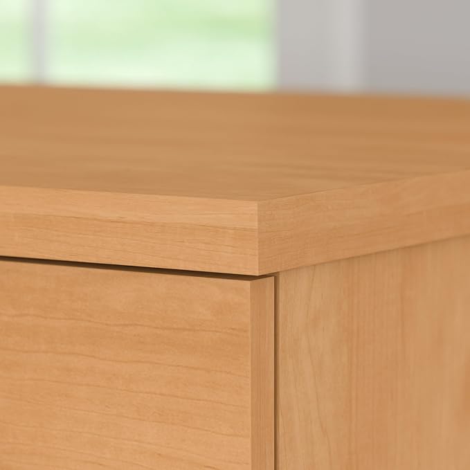 Bush Furniture 2 Drawer Lateral File Cabinet, Letter and Legal-Size Document Storage for Home or Professional Office, Somerset Collection, Maple Cross