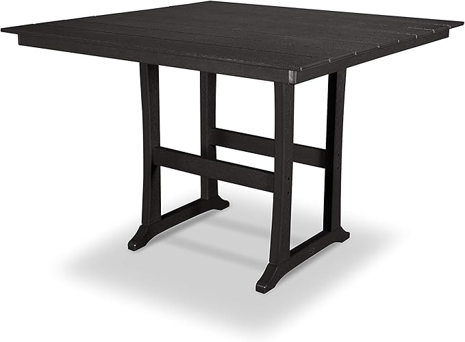 POLYWOOD® Tables Bar Table, Black