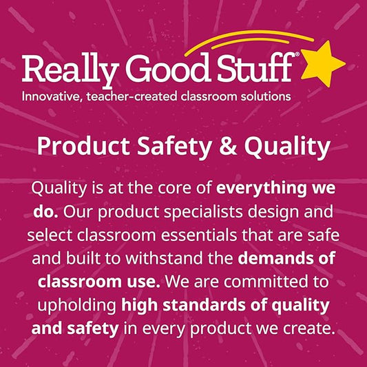Really Good Stuff - Classroom Stacking Bins - Set of 6-14"L x 10"W x 5.75"H