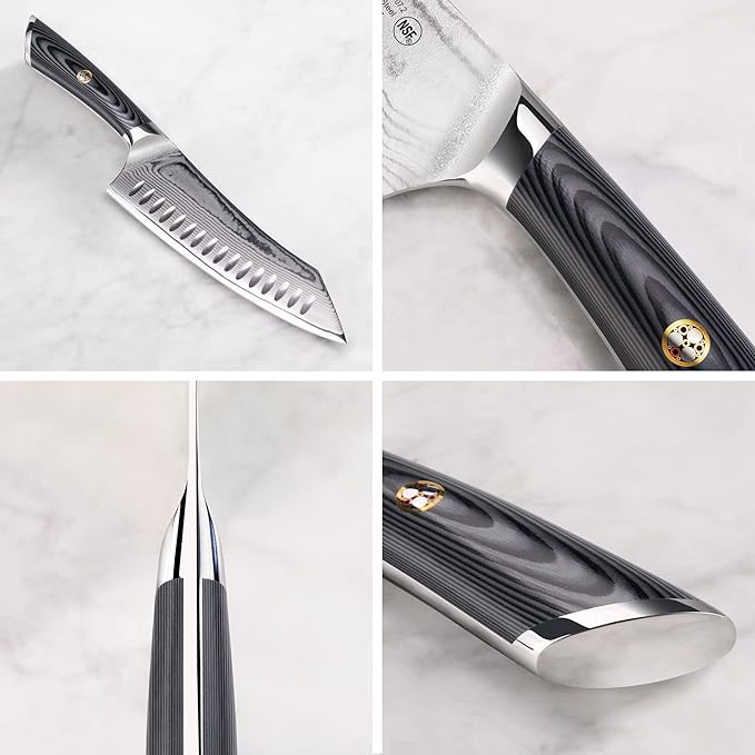Cangshan NAKA Series X-7 Steel Forged HUA Knife Block Set (4-Piece)