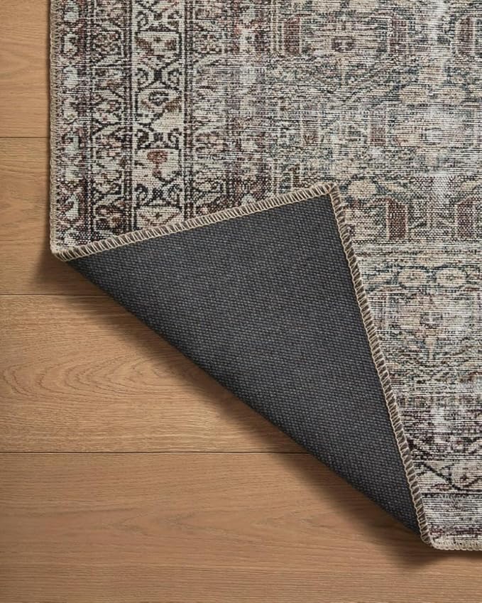 Loloi Amber Lewis Georgie Collection GER-10 Moss/Bark 2'-6" x 12'-0", .19" Pile Height, Runner Rug