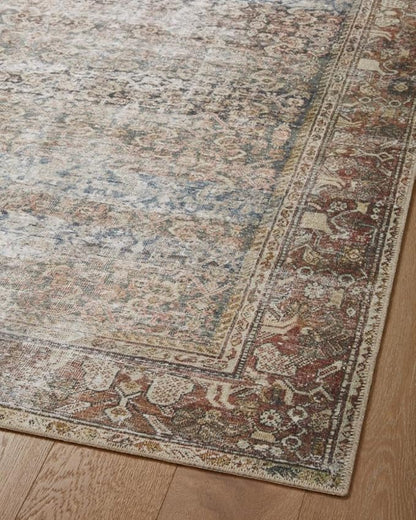 Loloi Amber Lewis Georgie Collection GER-09 Multi/Spice 3'-9" x 5'-6", .19" Pile Height, Accent Rug