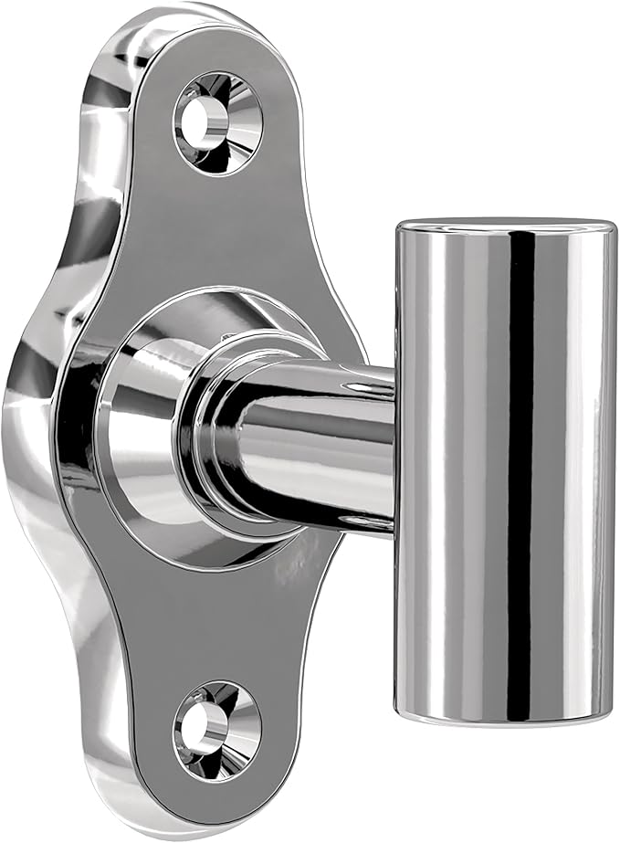 FRANKLIN BRASS Calloway (1-Pack) Towel Hooks Polished Chrome Single Bathroom Hooks Wall Mounted for Robes & Towels Hand Towel Hook Holder Kitchen, Bathroom Accessories CLWY35-PC