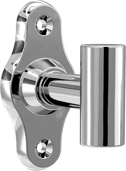 FRANKLIN BRASS Calloway (1-Pack) Towel Hooks Polished Chrome Single Bathroom Hooks Wall Mounted for Robes & Towels Hand Towel Hook Holder Kitchen, Bathroom Accessories CLWY35-PC