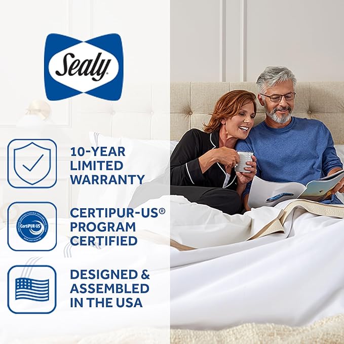 Sealy Warner 12" Medium Tight Top Innerspring Mattress - California Twin