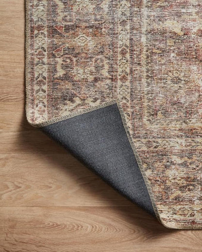 Loloi Amber Lewis Georgie Collection GER-06 Bordeaux/Antique 7'-6" x 9'-6", .19" Pile Height, Area Rug
