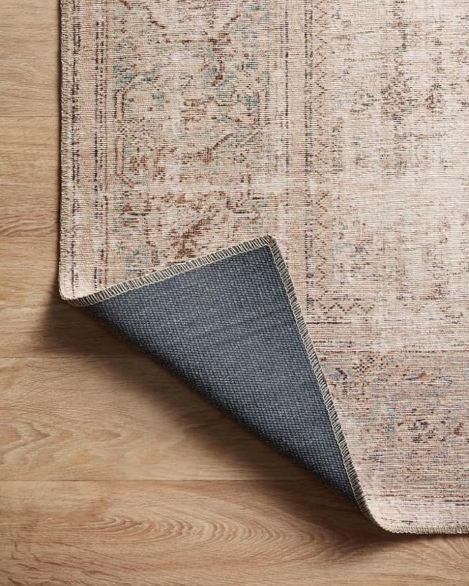 Loloi Amber Lewis Georgie Collection GER-02 Ocean/Sand 2'-0" x 5'-0", .19" Pile Height, Accent Rug