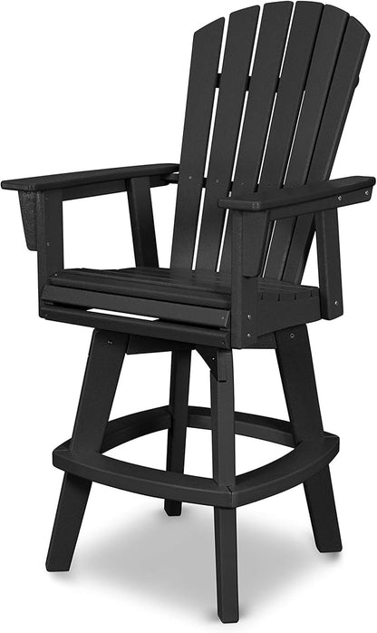 POLYWOOD® Nautical Bar Chair, Black