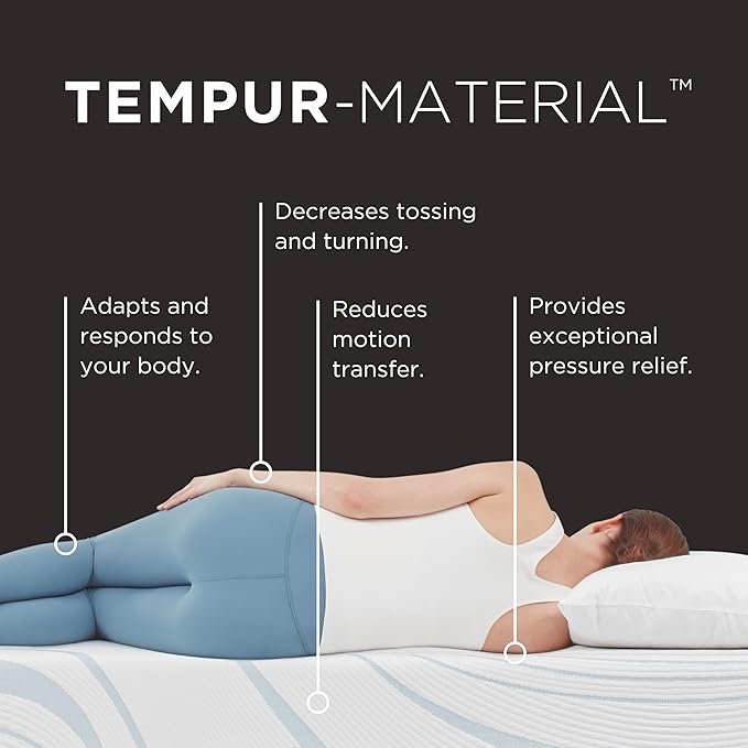 TEMPUR-Adapt 2.0 Medium 11 inch Memory Foam Mattress, Full