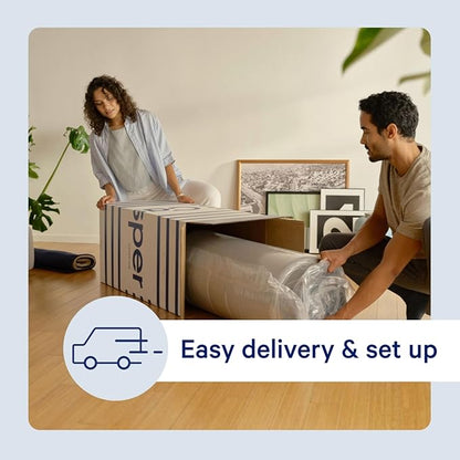 Casper Sleep Original Foam Twin XL Mattress – Medium Firm Feel with Zoned Support – Motion Isolation – Breathable, Cooling Memory Foam – 100-Night Trial – CertiPUR-US