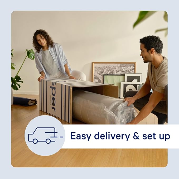 Casper Sleep Original Foam Full Mattress – Medium Firm Feel with Zoned Support – Motion Isolation – Breathable, Cooling Memory Foam – 100-Night Trial – CertiPUR-US