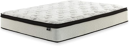 Signature Design by Ashley Chime Hybrid Queen 12" Mattress with Gel Memory Foam, Medium Firm, Pressure Relief, Fiberglass Free Mattress in a Box