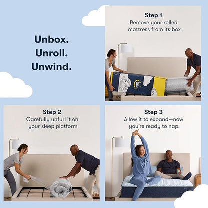 Serta Sleeptrue Firm 12" Queen Memory Foam Mattress in a Box, Cooling, Breathable, and Pressure Relieving - 100 Night Trial, CertiPUR-US Certified and 10 Year Limited Warranty