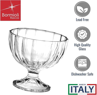 Bormioli Rocco Alaska Dessert Bowls, Set of 6