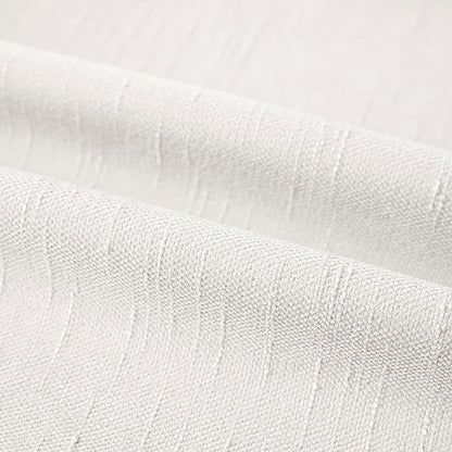 Foindtower Pack of 2 Soft Textured Chenille Throw Decorative Pillow Covers Square Accent Solid Cushion Cover Neutral Farmhouse Pillow Case for Couch Sofa Bedroom Living Room 22x22 Inch, Ivory White