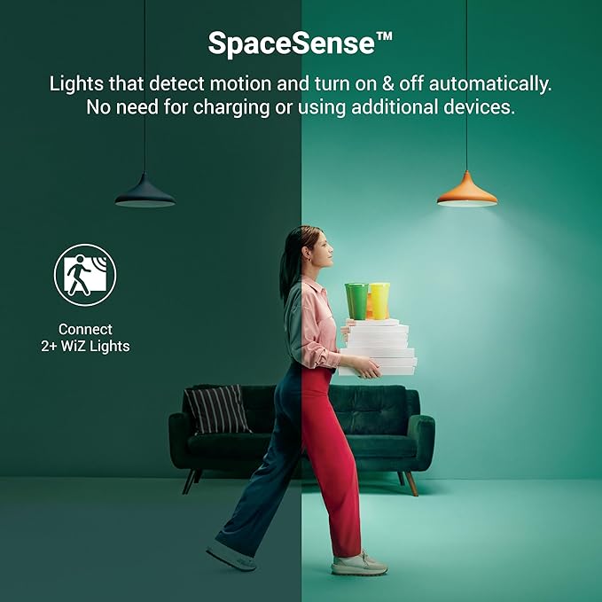 HALO 6” Smart Wi-Fi Slim Canless LED Downlight Powered by WiZ Pro, Dimmable Full Color with Smart Home Integration : HLB6099WZRGBWMWR