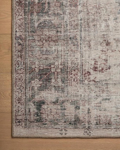 Loloi Amber Lewis Georgie Collection GER-08 Lagoon/Beige 3'-0" x 12'-0", .19" Pile Height, Runner Rug