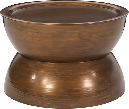 Christopher Knight Home Minkler Coffee Table, Brushed Antique Bronze