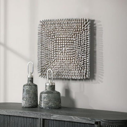 Uttermost 04264 Portside - 24 inch Wood Wall Panel, Light Wood/Natural Driftwood Finish