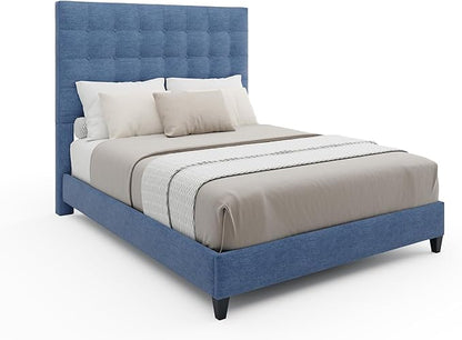 Blue Sutton Queen Headboard