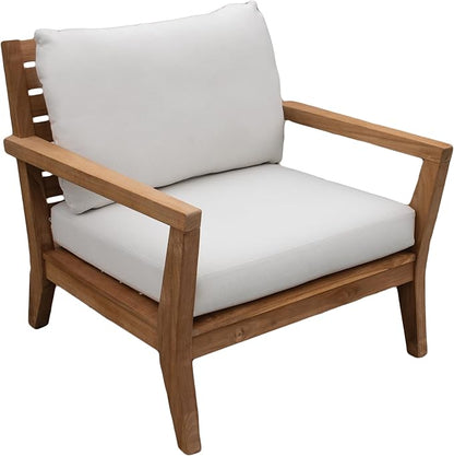 Tommy Bahama Deep Seating Lounge Cushion, 26" X 26" X 4", Bamboo Bay Bone