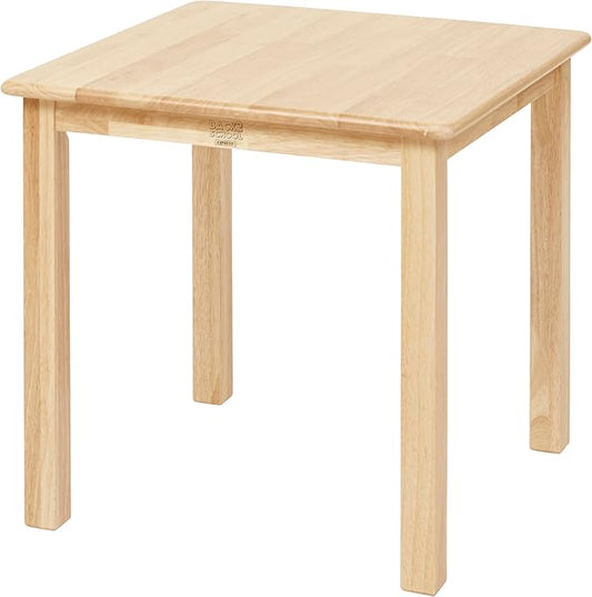 Kids Wood Table, Square, 24in x 24in, Kids Furniture, Natural